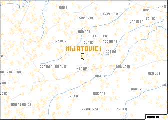 map of Mijatovići