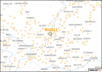 map of Mijeli