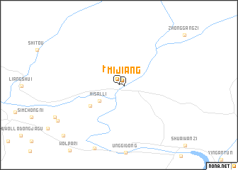 map of Mijiang