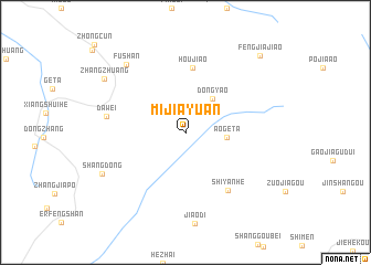 map of Mijiayuan