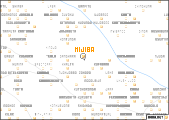 map of Mijiba