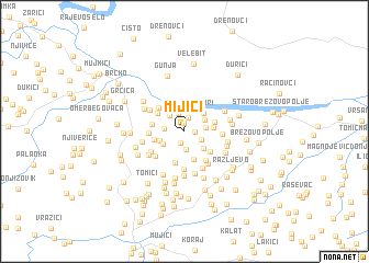 map of Mijići