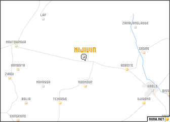 map of Mijivin