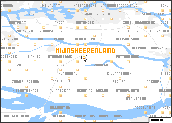 map of Mijnsheerenland