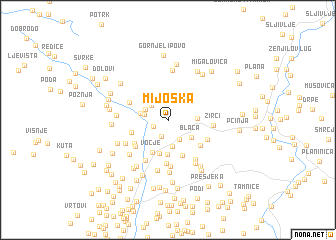 map of Mijoska