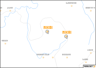map of Mikai