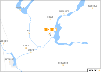 map of Mikana