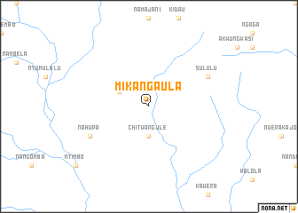 map of Mikangaula