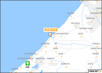 map of Mikawa