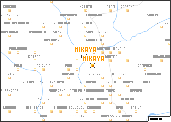 map of Mikaya