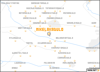 map of Mikelakadůlő