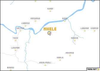 map of Mikele