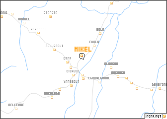 map of Mikèl