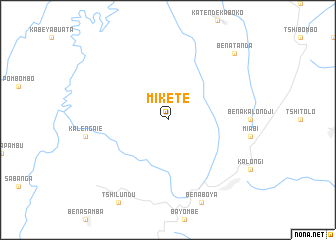 map of Mikete