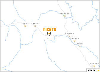 map of Miketo