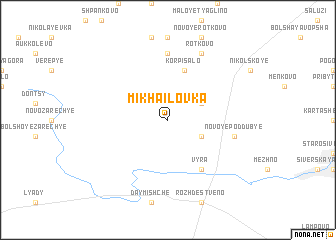 map of Mikhailovka