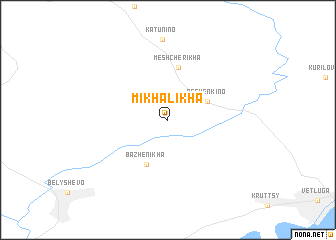 map of Mikhalikha