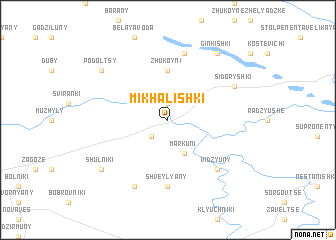 map of Mikhalishki