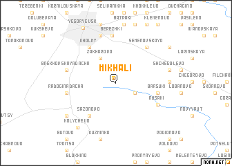 map of Mikhali