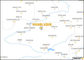 map of Mikhalkova