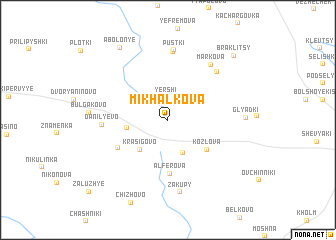 map of Mikhalkova