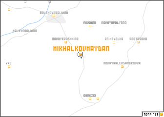 map of Mikhalkov Maydan