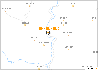 map of Mikhalkovo