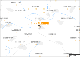 map of Mikhalkovo
