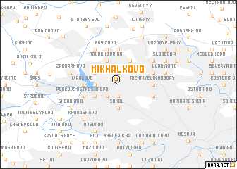 map of Mikhalkovo