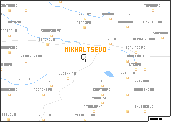 map of Mikhal\