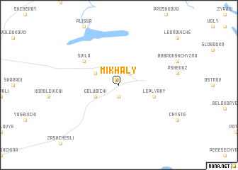 map of Mikhaly