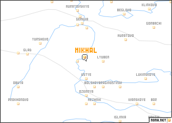 map of Mikhal\