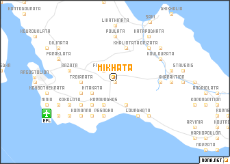map of Mikháta