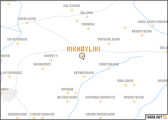 map of Mikhayliki