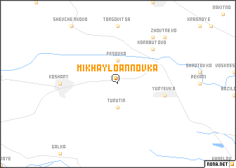 map of Mikhaylo-Annovka