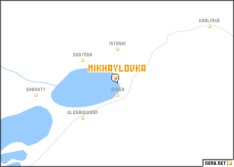 map of Mikhaylovka