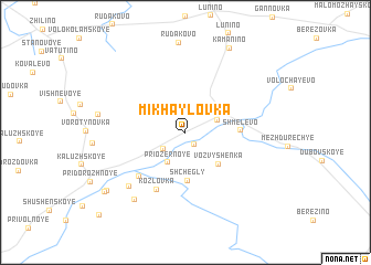 map of Mikhaylovka