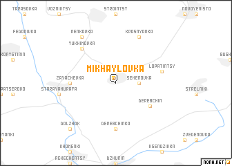 map of Mikhaylovka