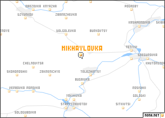 map of Mikhaylovka