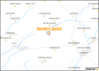 map of Mikhaylovka