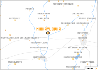 map of Mikhaylovka