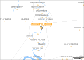 map of Mikhaylovka