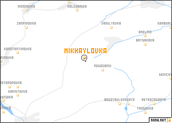 map of Mikhaylovka