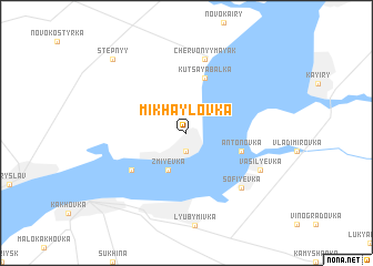 map of Mikhaylovka