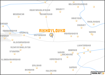 map of Mikhaylovka