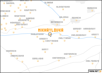 map of Mikhaylovka