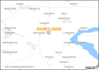 map of Mikhaylovka