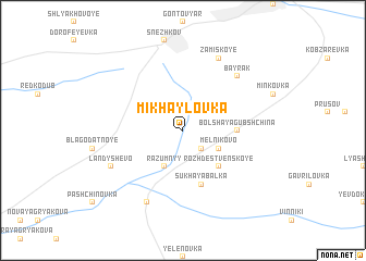 map of Mikhaylovka