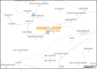 map of Mikhaylovka