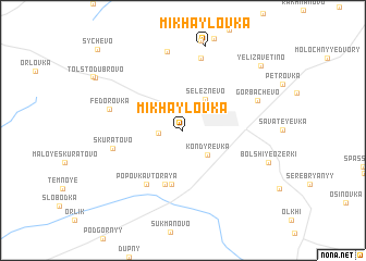 map of Mikhaylovka